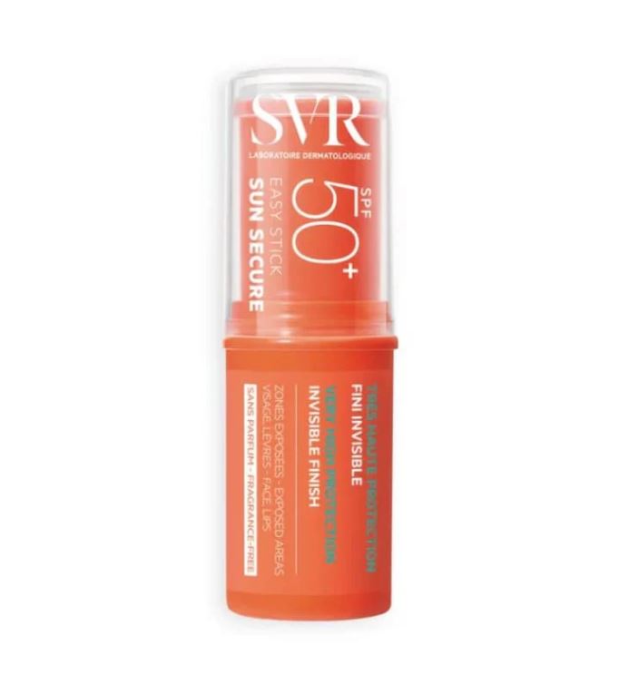 SVR SUN SECURE EASY STICK INVISIBLE FINISH SPF50+ 10G –  | Parasativa Maroc