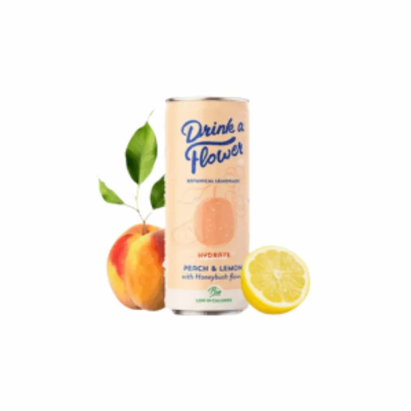 DRINK A FLOWER BOTANICAL LEMONADE HYDRATE PEACH AND LEMON 25 CL –  | Parasativa Maroc