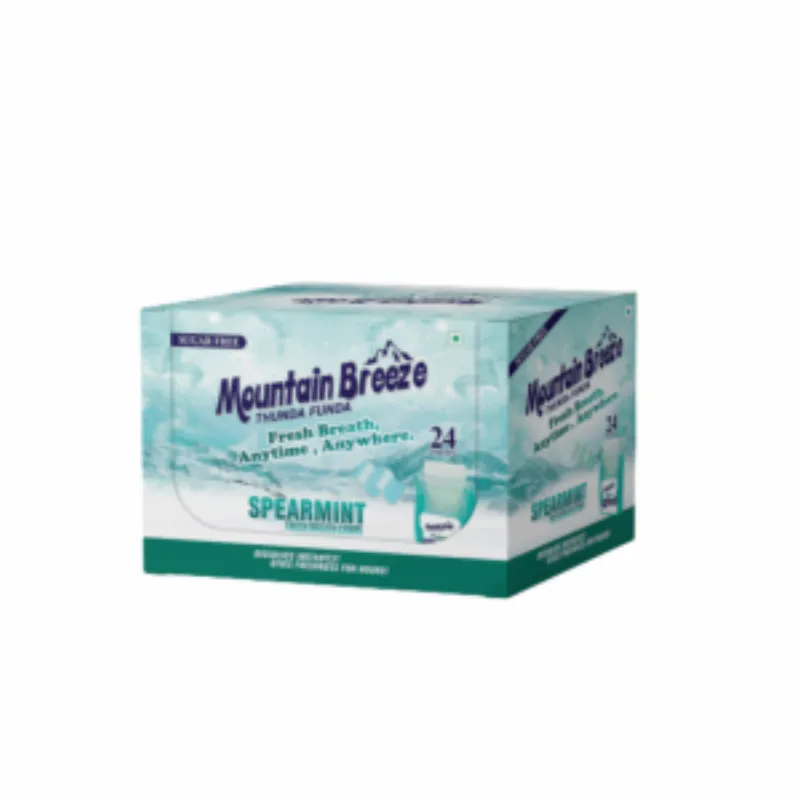 Mountain Breeze Spearmint 24 strips –  | Parasativa Maroc