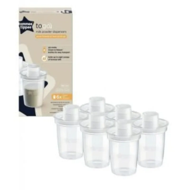 Tommee Tippee Lot de 6 Destributeurs de Lait en Poudre –  | Parasativa Maroc