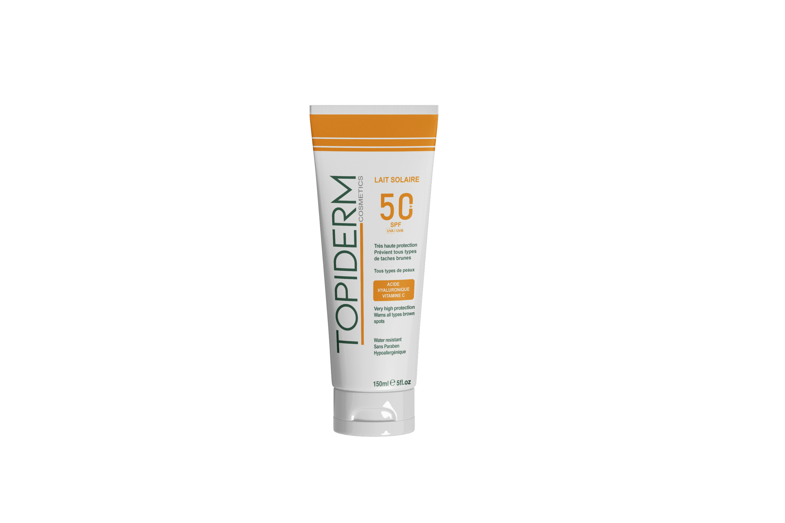 TOPIDERM LAIT SOLAIRE SPF50+ 150ML –  | Parasativa Maroc