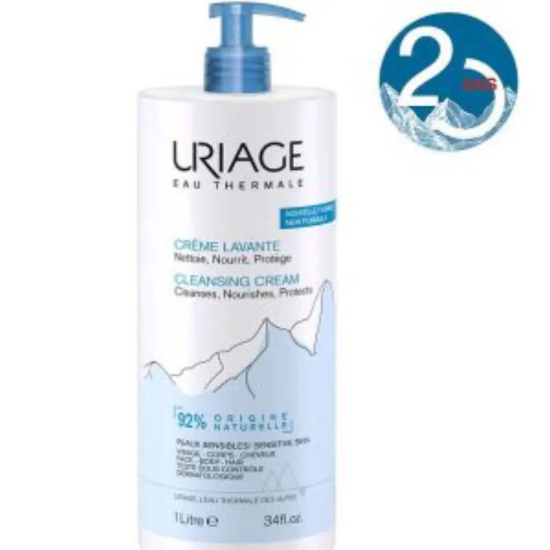 Uriage Crème Lavante – 1 L –  | Parasativa Maroc