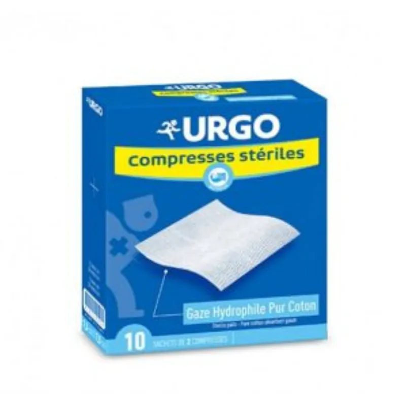 Urgo Compresse Sterile 40*40 Cm Boite de 10 –  | Parasativa Maroc