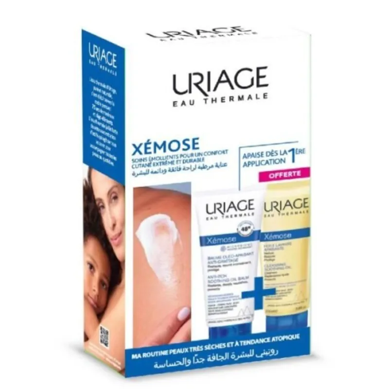 Uriage Xemose Baume Oleoapaisant 200ml + Huile Lavante 200ml OFFERTE –  | Parasativa Maroc