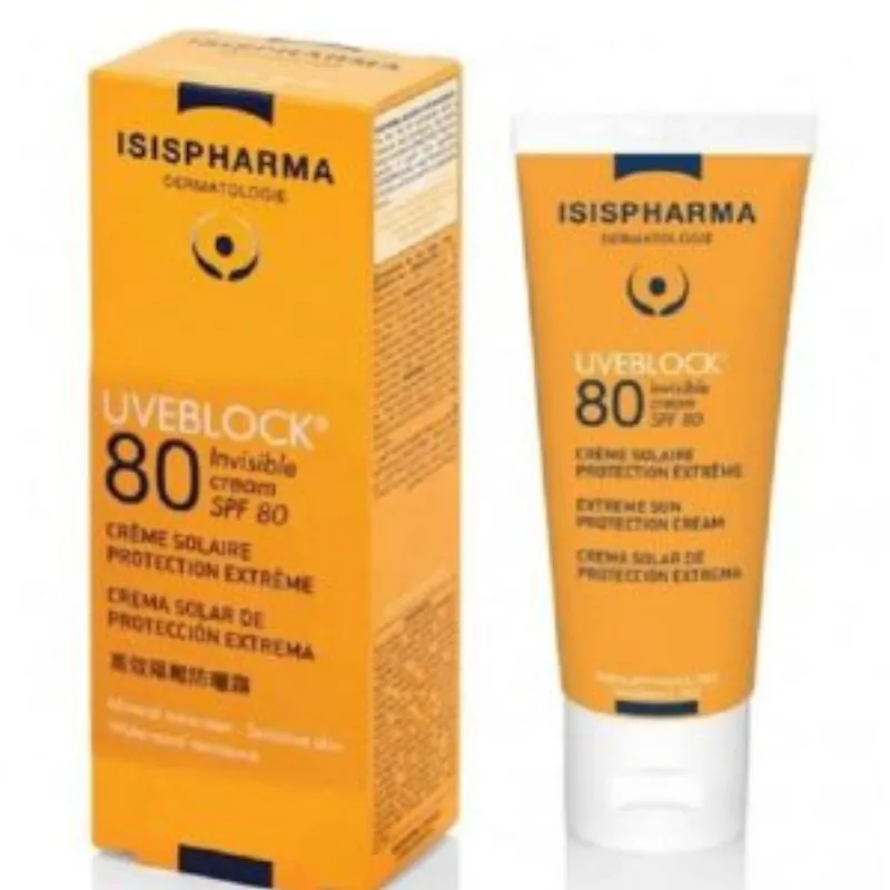 ISISPHARMA Uveblock 80 Invisible spf80 40ml –  | Parasativa Maroc