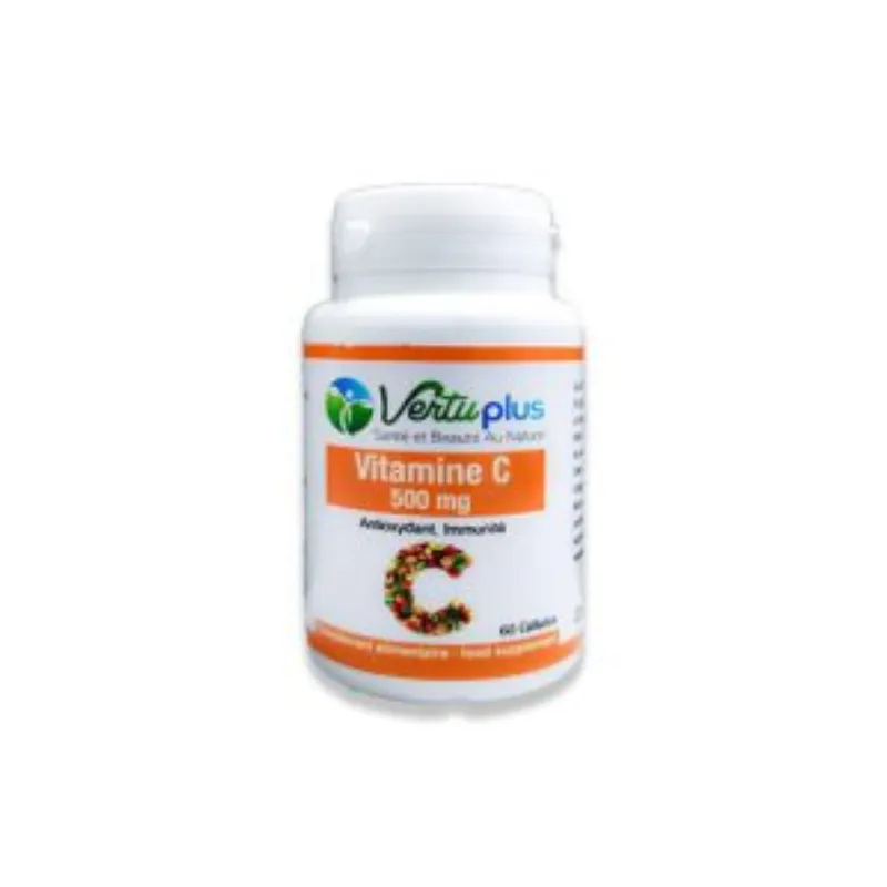 VERTU PLUS VITAMINE C 500 MG 60 GELULES –  | Parasativa Maroc
