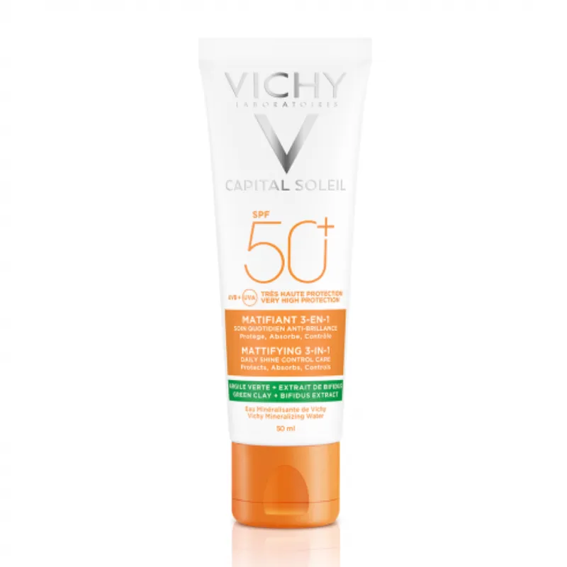 VICHY CAPITAL SOLEIL CREME MATIFIANT 3EN1 SPF 50+ 50ML