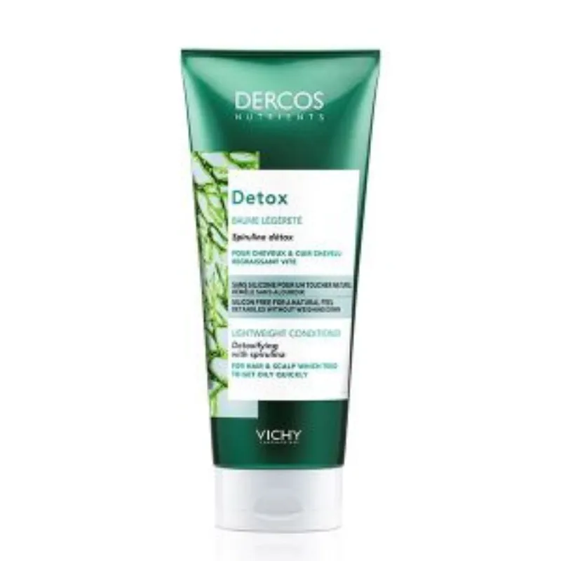 Vichy Dercos Nutrients Après-Shampoing Baume Detox Cheveux Gras | 200ml –  | Parasativa Maroc