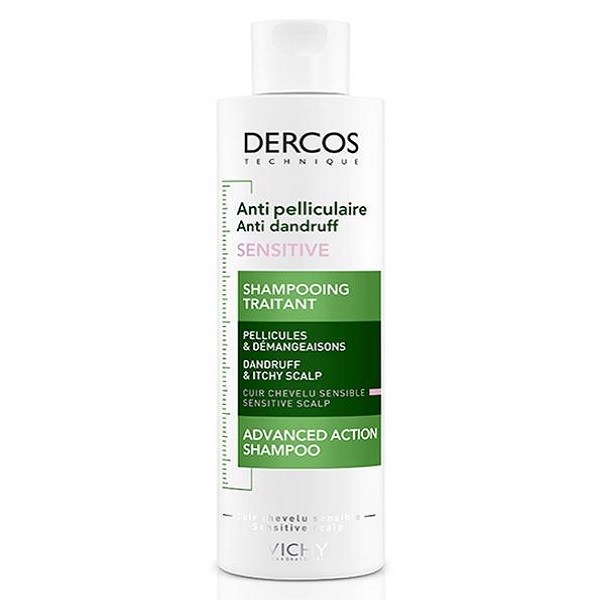 VICHY DERCOS SHAMPOOING ANTI-PELLICULAIRE Cuir chevelu sensible 200ml –  | Parasativa Maroc