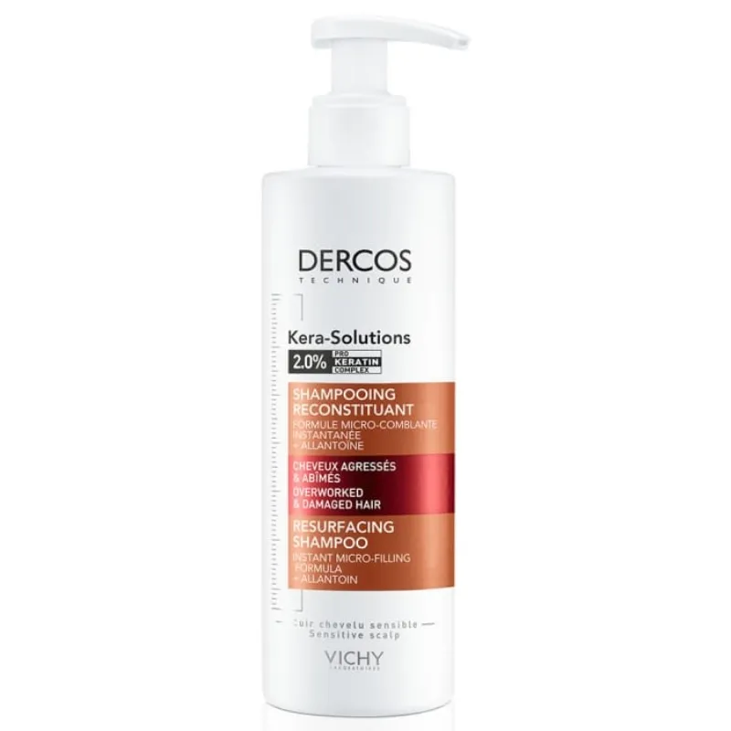 VICHY DERCOS SHAMPOOING KERA SOLUTIONS CHEVEUX SECS 250 ML