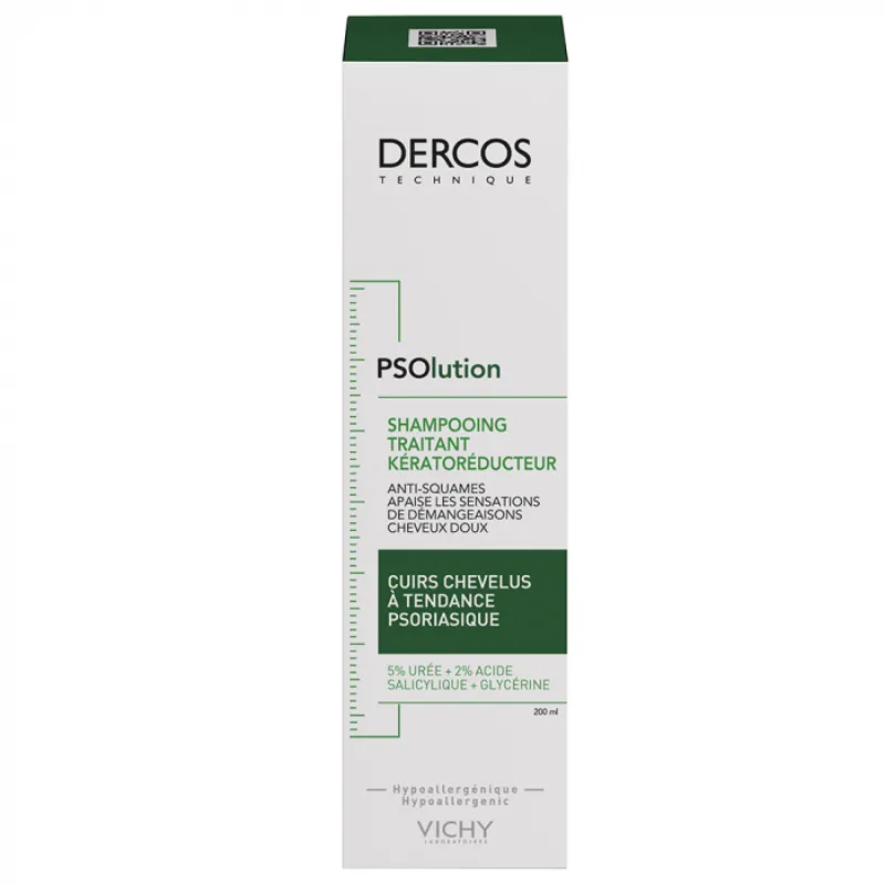 VICHY DERCOS SHAMPOOING TRAITANT KÉRATORÉDUCTEUR PSOLUTION 200ml