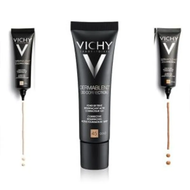 Vichy Dermablend Fond de Teint Correction 3D SPF25 Peau Grasse Acnéique | 30ml –  | Parasativa Maroc