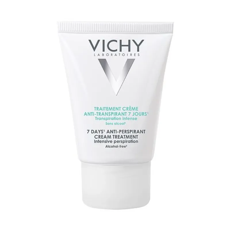 Vichy Dermo-Tolérance Traitement Crème Anti-Transpirant 7 Jours Tous Types de Peaux | 30ml –  | Parasativa Maroc