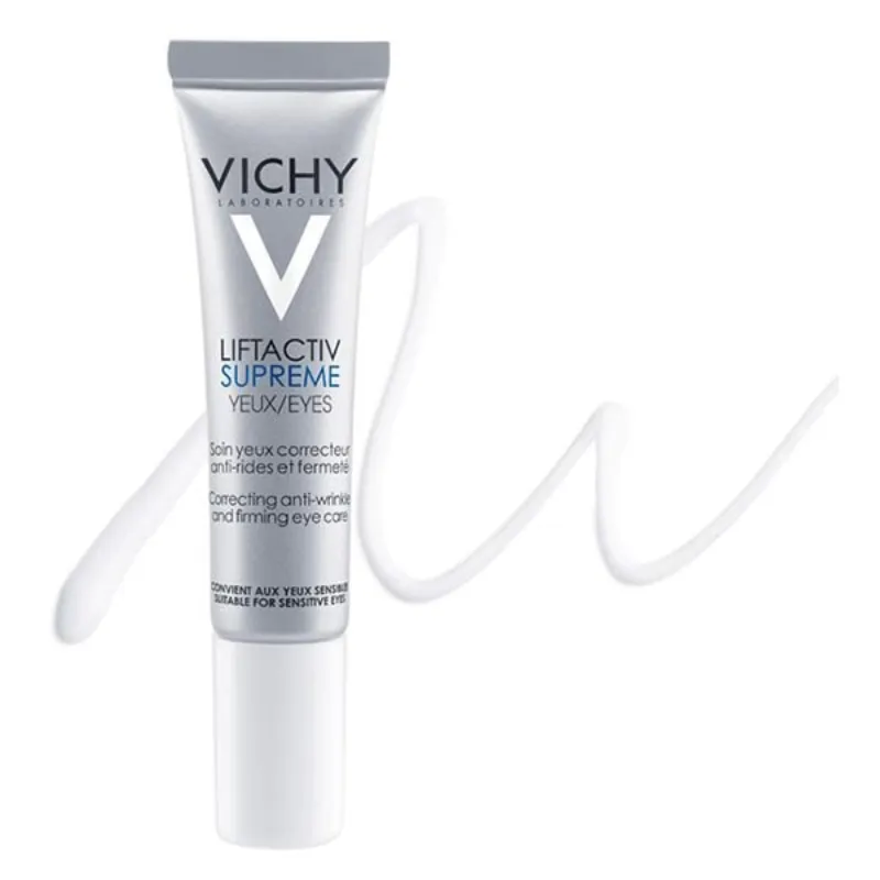 Vichy Liftactiv Supreme Yeux Soin Correcteur Anti-Rides et Fermeté | 15ml –  | Parasativa Maroc