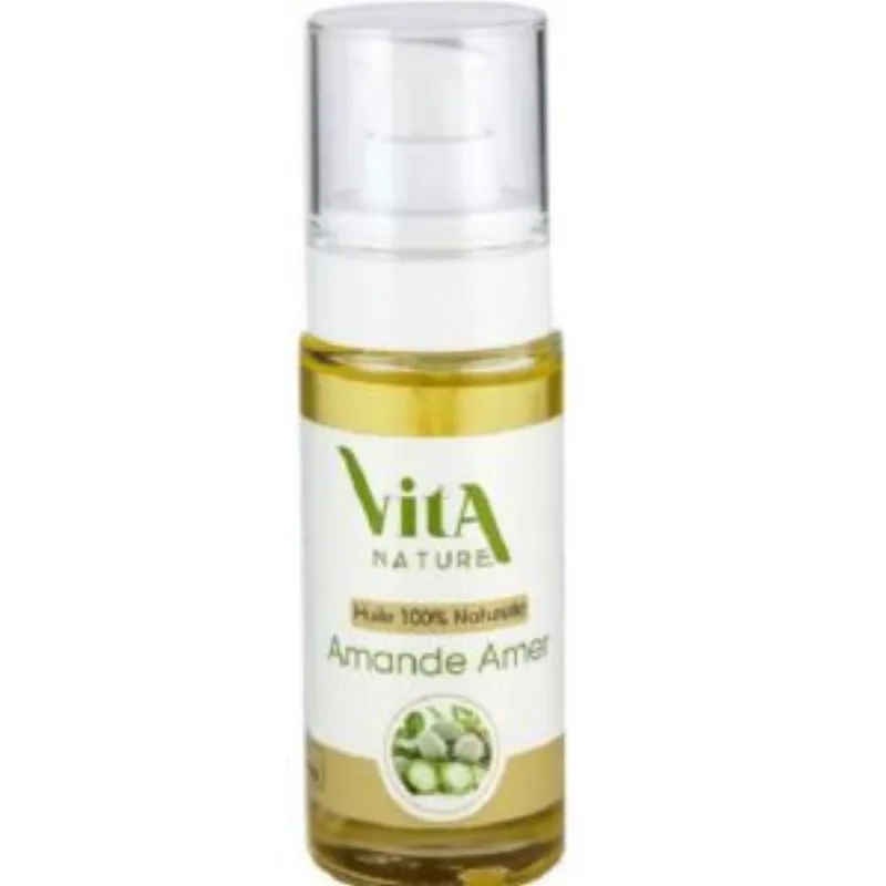 VITA NATURE Huile d’Amande Amer 50 ML –  | Parasativa Maroc