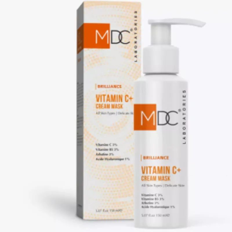 MDC Brilliance Vitamin C Cream Mask 150 ml –  | Parasativa Maroc