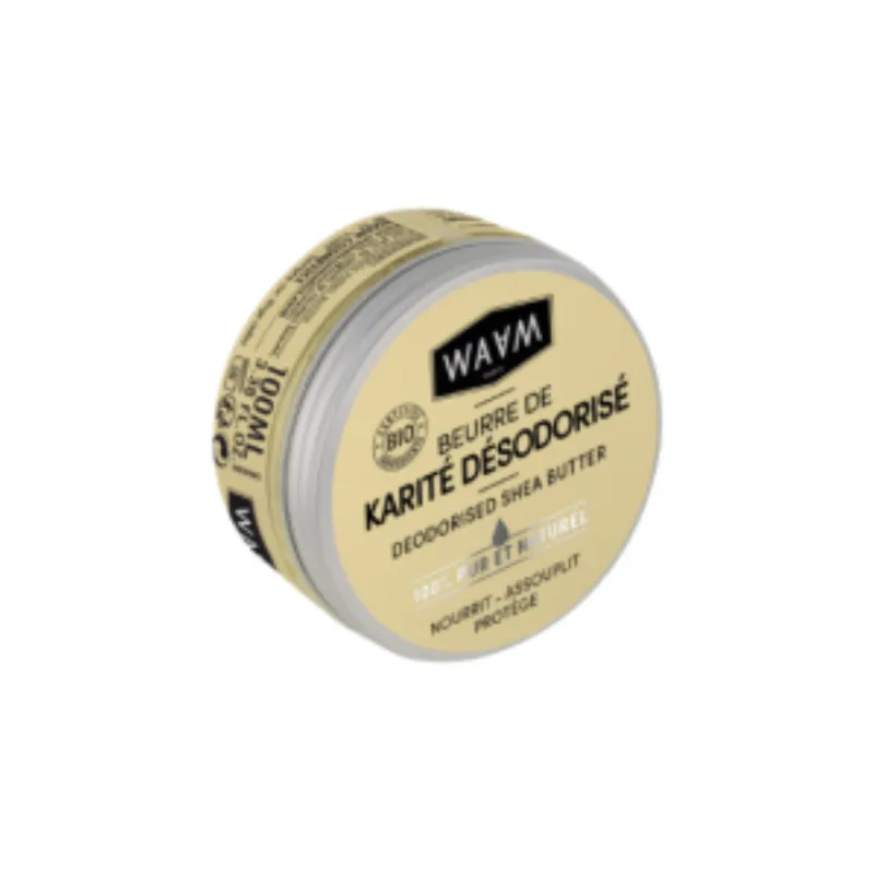 WAAM Beurre de Karité Désodorisé certifiée BIO 100ml –  | Parasativa Maroc