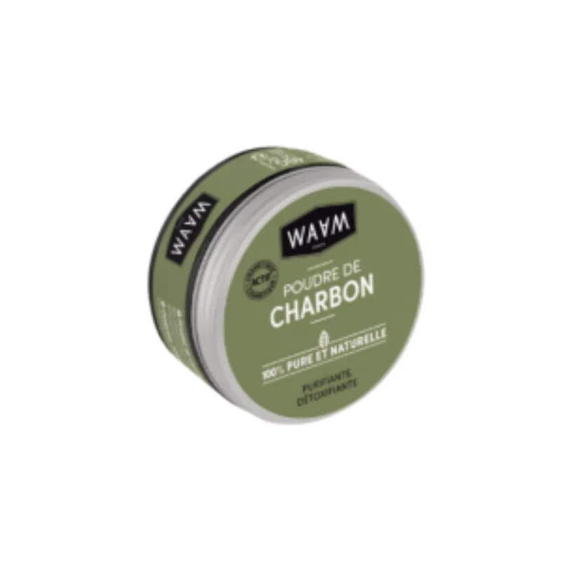 WAAM Poudre de Charbon Végétal 40gr –  | Parasativa Maroc