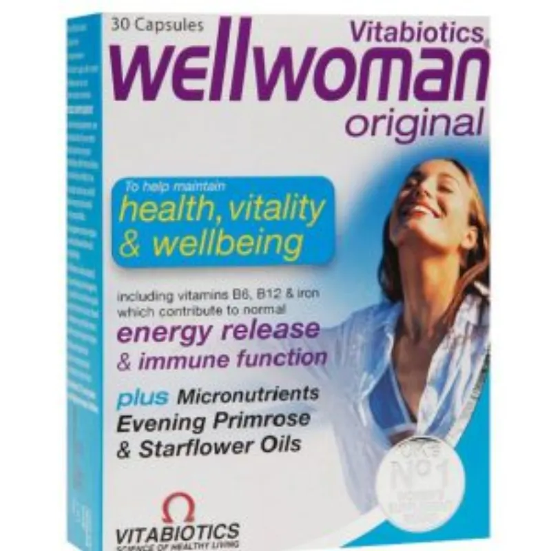 VITABIOTICS WELLWOMAN ZINC ORIGINAL 30 CAPSULES –  | Parasativa Maroc
