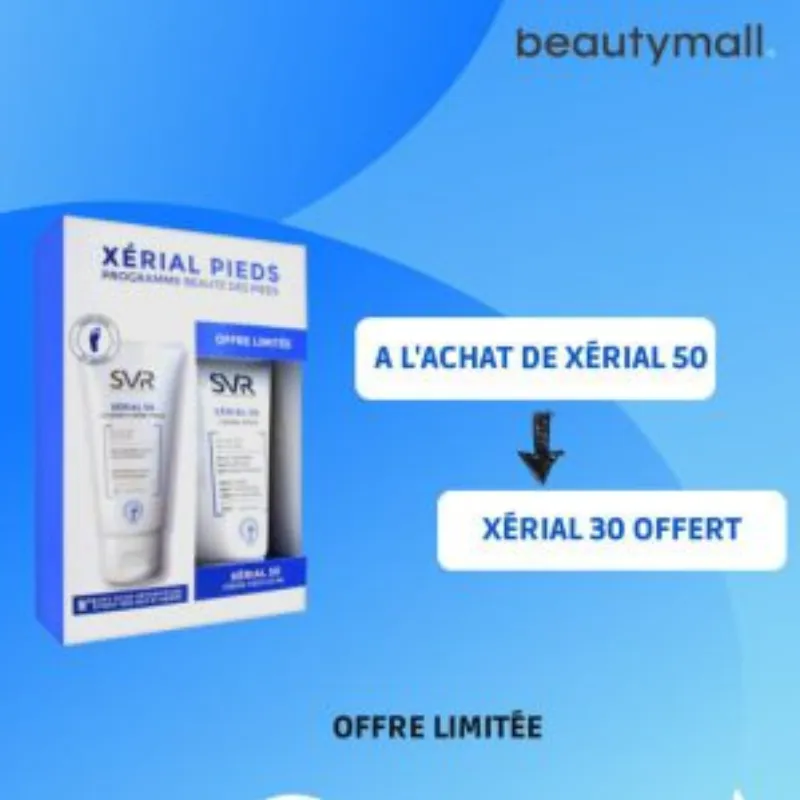 SVR XERIAL 50 Extrême Crème Pieds 50 ML + XERIAL 30 CREME PIEDS –  | Parasativa Maroc