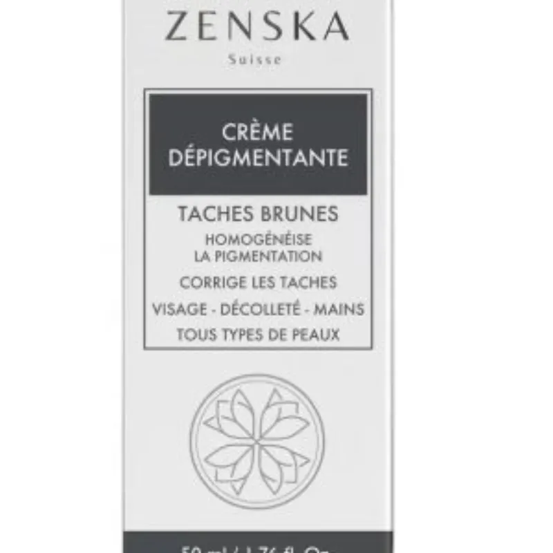 ZENSKA CRÈME DÉPIGMENTANTE – 50ml –  | Parasativa Maroc