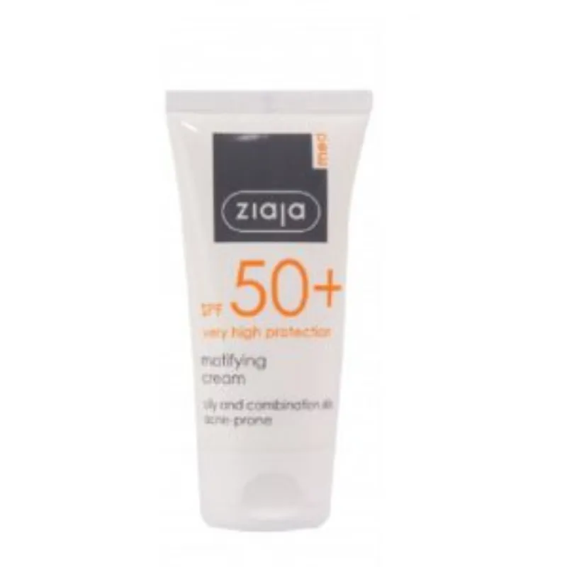 Ziaja med Crème Solaire Matifiante Visage SPF 50+ 50ml –  | Parasativa Maroc
