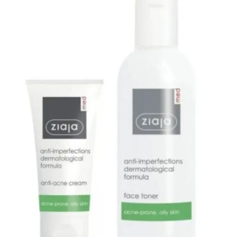 Ziaja Med Anti-acne Creme 50ml + Toner 200ml OFFERT –  | Parasativa Maroc