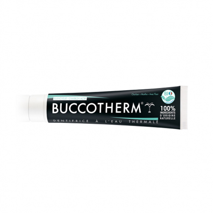 BUCCOTHERM BLANCHEUR DENTIFRICE AU CHARBON BIO 75 ML