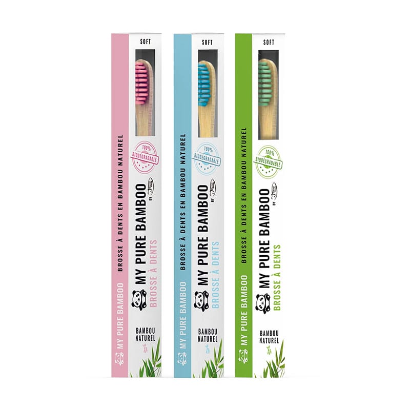 DENTI SMILE MY PURE BAMBOO BROSSE À DENTS MEDIUM