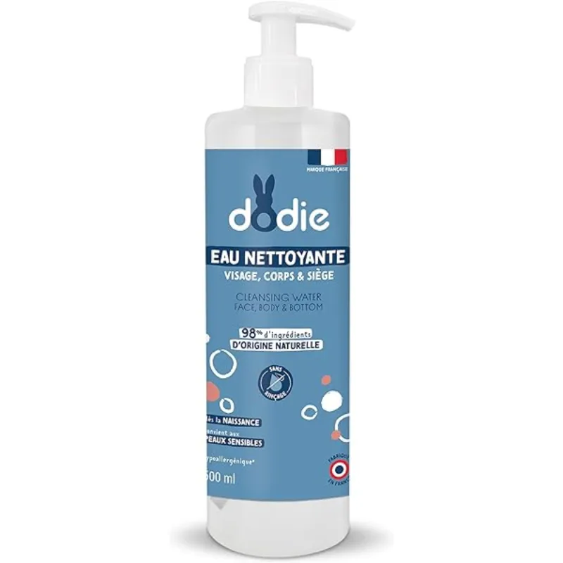 DODIE EAU NETTOYANTE 3en1 500ml- Visage, Corps et Siège