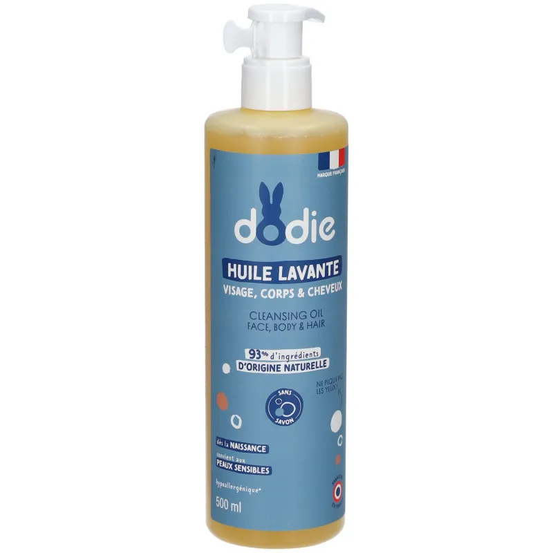DODIE HUILE LAVANTE 3en1 500ml- visage, corps et cheveux