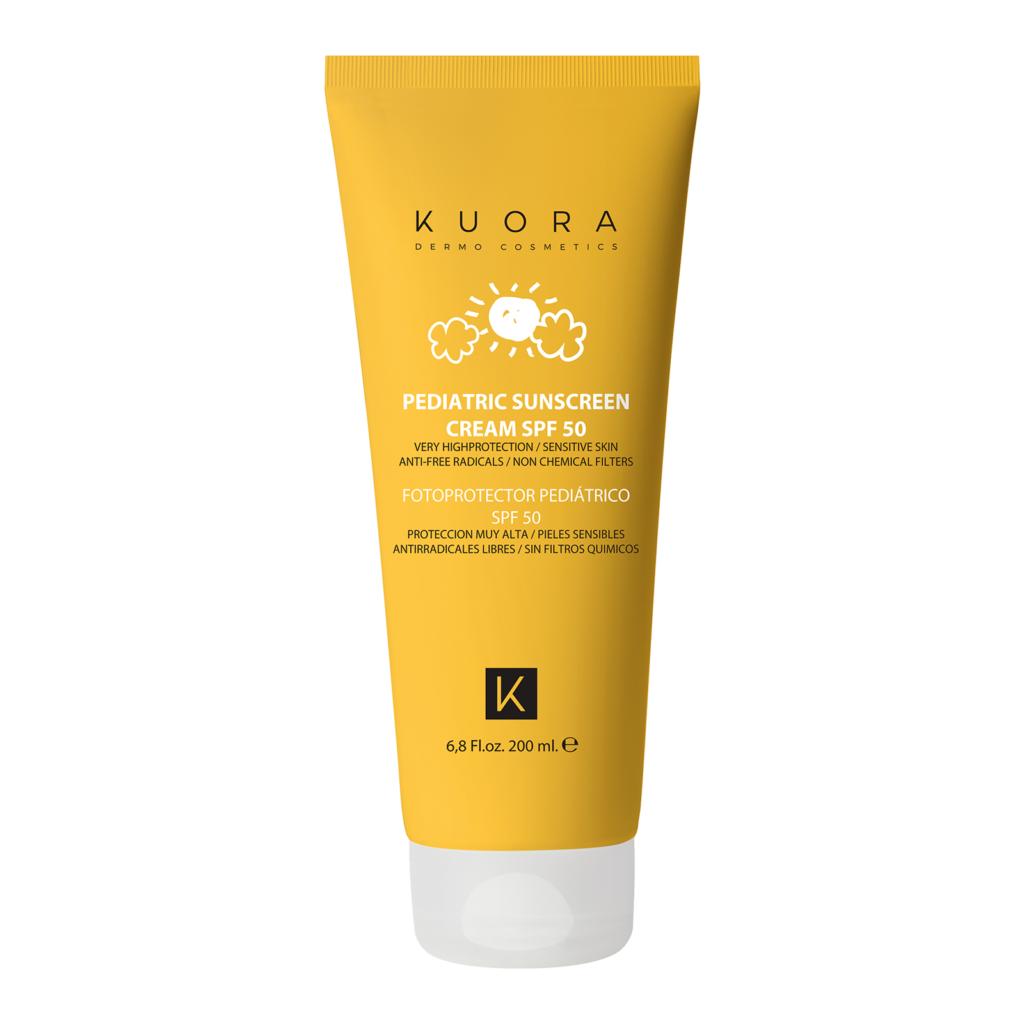 KUORA ECRAN SOLAIRE PEDIATRIQUE SPF 50 SANS FILTRES CHIMIQUES 200 ML