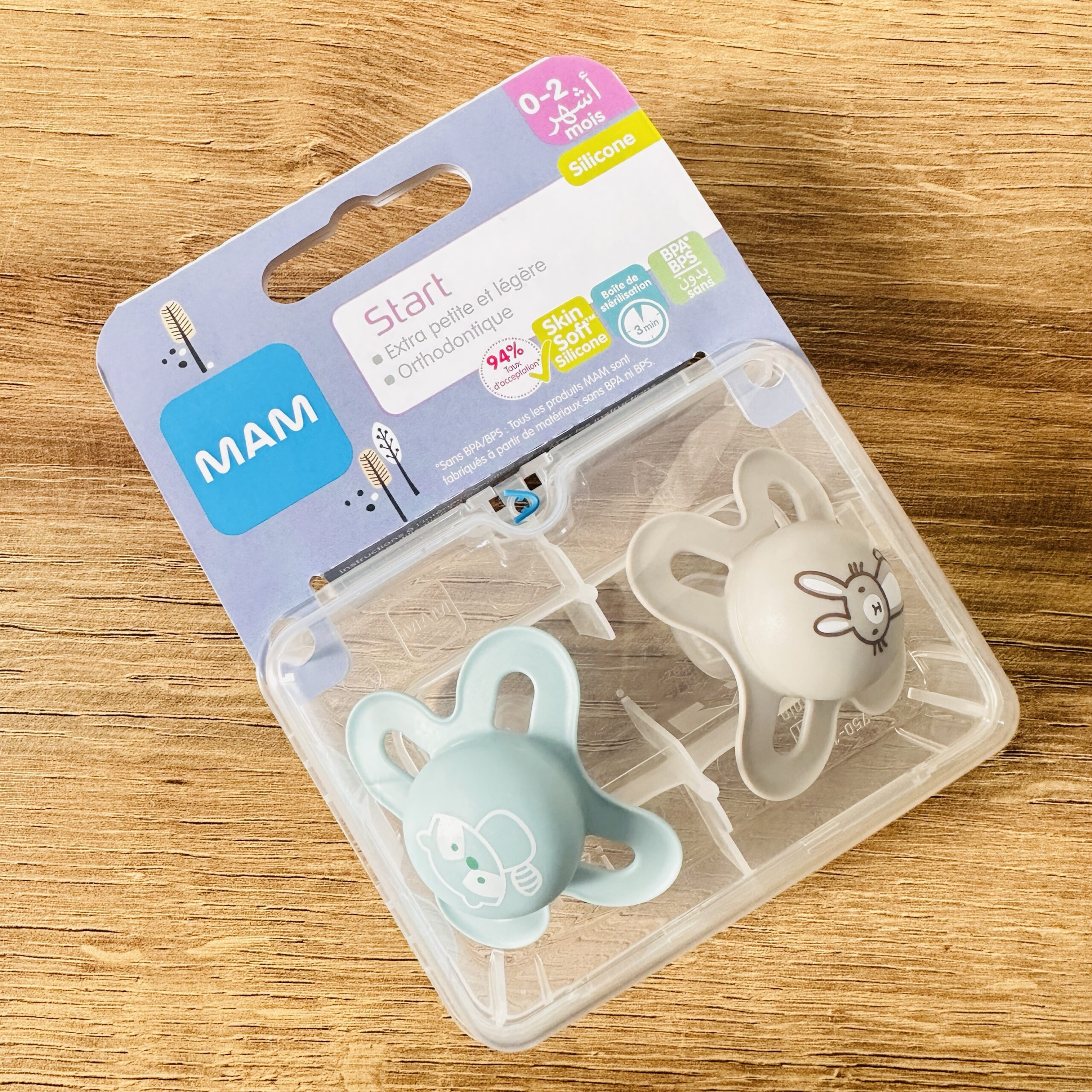 MAM SUCETTES *2 START 0-2MOIS