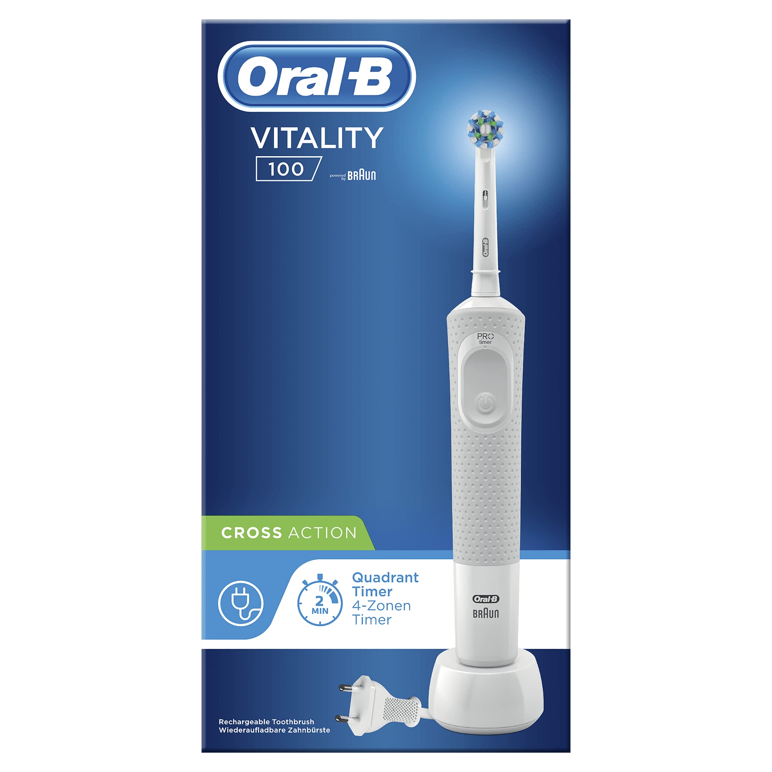 ORAL B BROSSE À DENTS ÉLECTRIQUE VITALITY 100