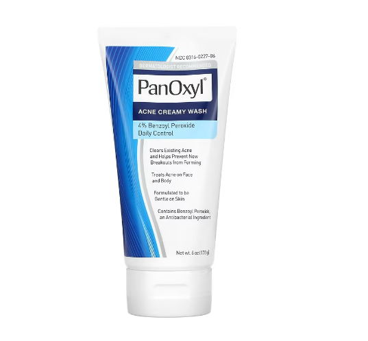 PanOxyl Acne Creamy Wash Benzoyl Peroxide 4% 170 g