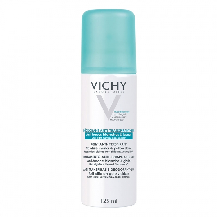 VICHY DÉODORANT ANTI TRANSPIRANT ANTI TRACE AEROSOL 125 ML